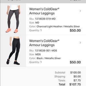 Under Armour ColdGear Leggings